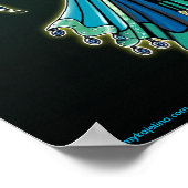 "Zoe" Celestial Star Fairy Art Posters Poster (Ecke)