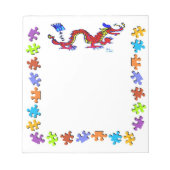 Zoe Dragon Notizblock (Vorderseite)