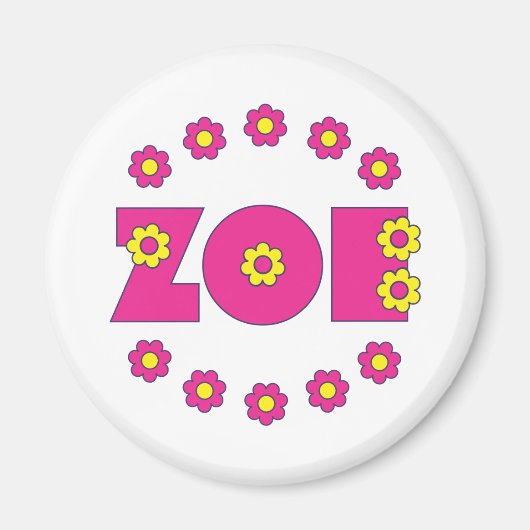 Zoe Flores Pink Magnet (Vorne)