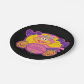 Zoe | Frohe Halloween Pappteller (Schrägansicht)