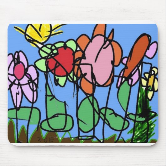 Zoe Frühling Mousepad (Vorne)