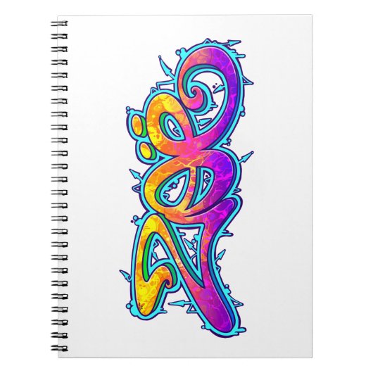 ZOE Graffiti Name - Notizblock (Vorderseite)