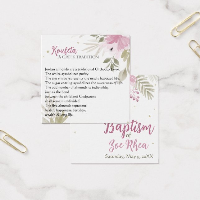 Zoe Koufeta Card (Büro)