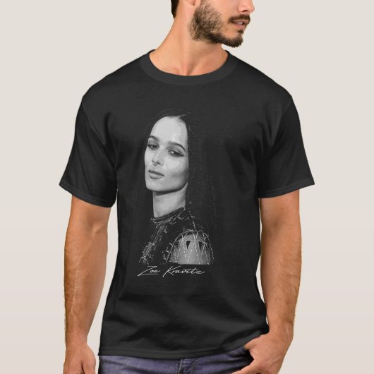 Zoe Kravitz - Essential für Retro-Design T-Shirt (Vorderseite)