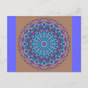 Zoe Mandala Design Postkarte