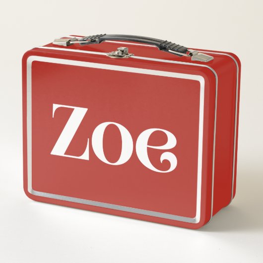 Zoe Metall Brotdose (Vorderseite)