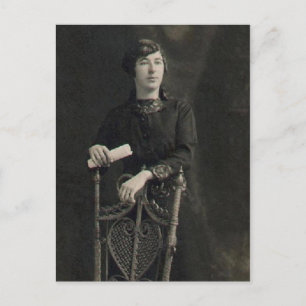 Zoé mit 18 postkarte