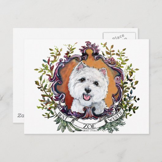 Zoe Postkarte (Vorne/Hinten)