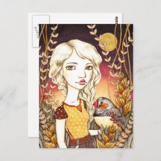 Zoe Postkarte (Vorne/Hinten)