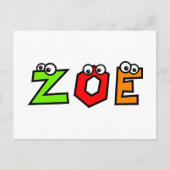 Zoe Postkarte (Vorderseite)