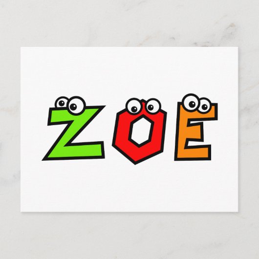 Zoe Postkarte (Vorderseite)