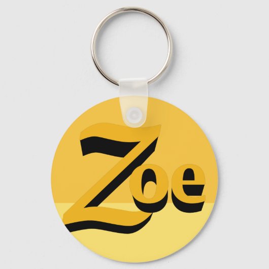 Zoe-Schlüsselanhänger Schlüsselanhänger (Vorderseite)
