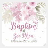 Zoe Square Sticker (Vorderseite)