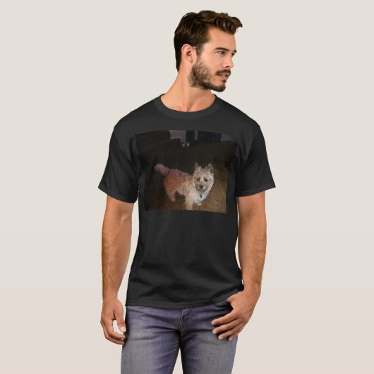Zoe-Steinhaufen Terrier T-Shirt (Vorne ganz)