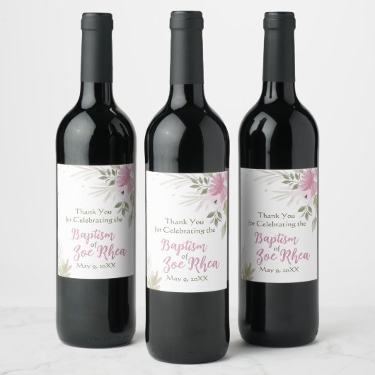Zoe Wine Label Weinetikett (Flaschen)