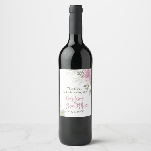 Zoe Wine Label Weinetikett (Vorderseite)