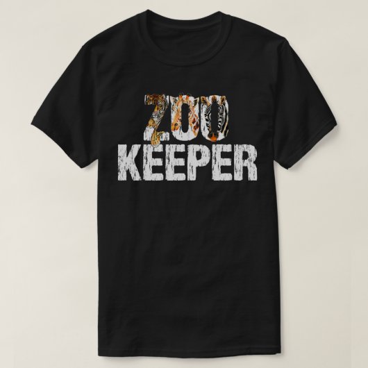 Zoeper Keeper Costume Safari Zookeeper Costu T-Shirt (Design vorne)