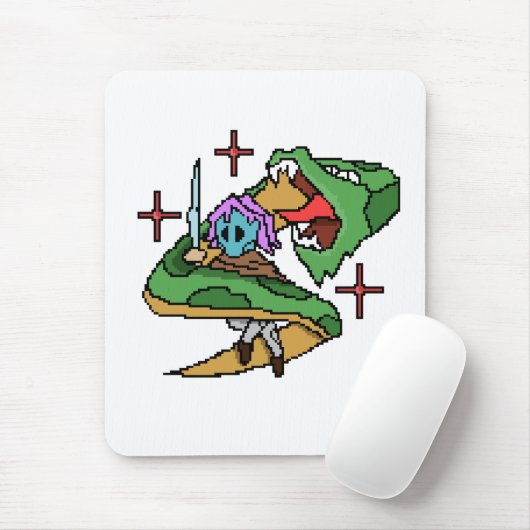 Zoe's Dschungel Clash - Pixel Hero gegen Riesensch Mousepad (Mit Mouse)