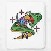 Zoe's Dschungel Clash - Pixel Hero gegen Riesensch Mousepad (Vorne)