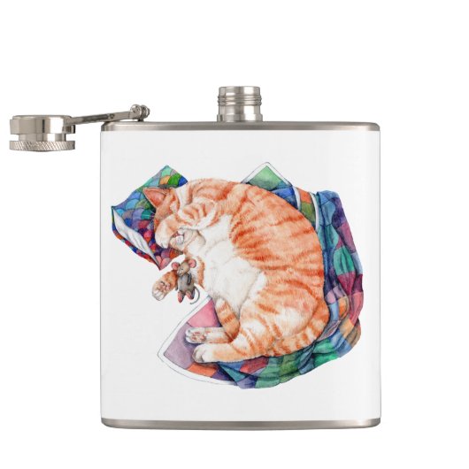 Zoe's Winter Nickerchen Flachmann (Geöffnet)