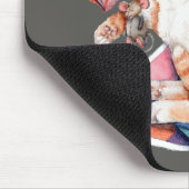 Zoe's Winter Nickerchen Mousepad (Ecke)