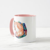 Zoe's Winter Nickerchen Tasse (Vorderseite Links)