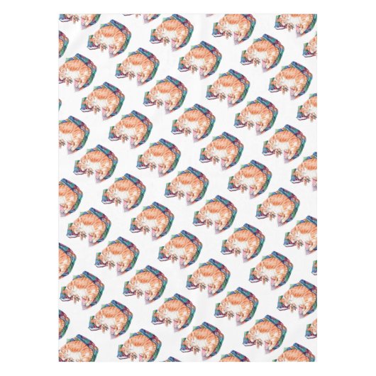 Zoe's Winter Nickerchen Tischdecke (Vorderseite)