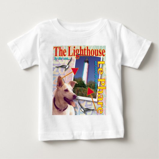 ZoeSPEAK - Der Leuchtturm Baby T-shirt (Vorderseite)