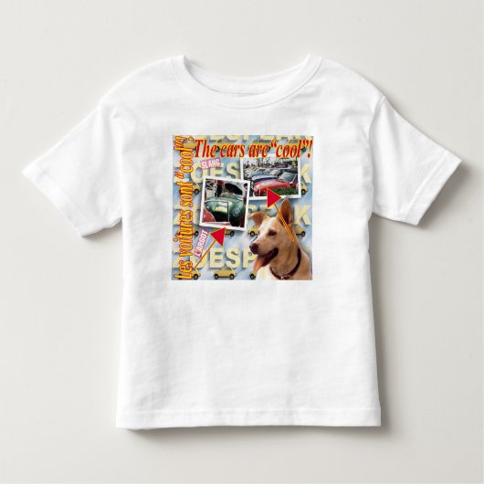 ZoeSPEAK - Die Autos sind "cool"! T-Shirt (Vorderseite)