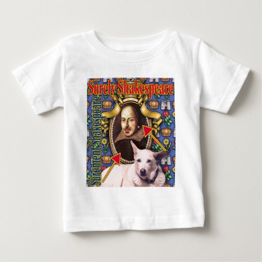 ZoeSPEAK - Sicher Shakespeare Baby T-shirt (Vorderseite)