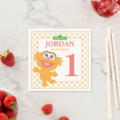 Zoey Baby Birthday Paper Napkins Serviette (Beispiel)