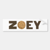 Zoey Cookie Autoaufkleber (Vorne)
