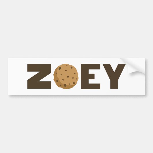 Zoey Cookie Autoaufkleber (Vorne)
