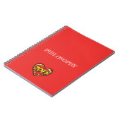 Zoey Heart Red Notizblock (Linke Seite)