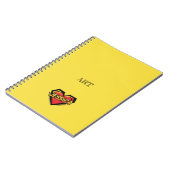 Zoey Jessica Yellow Notizblock (Linke Seite)