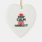 ZOEY KERAMIK ORNAMENT (Rechts)