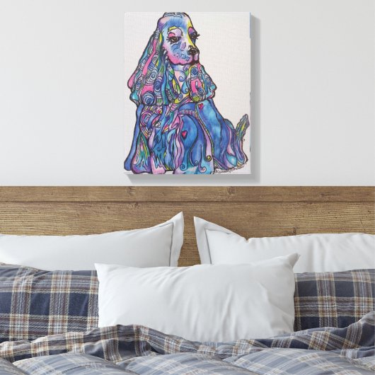 Zoey Leinwanddruck (Insitu (Schlafzimmer))