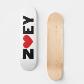 Zoey Liebe Skateboard (Vorderseite)