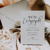 ZOEY Modern Engagement Photo Invitation Einladung