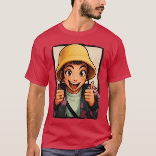 ZoeyDaumenHoch BucketHatee KPop Dämonenjäger Chibi T-Shirt
