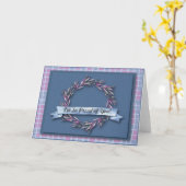 ZÖGERLICH bin ich so stolz auf dich! Blankokarte Karte (Gelbe Blume)