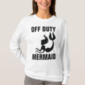 ZÖGERLICHE MERMAID Funny Ladys T - Shirt (Vorderseite)