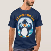 Zögerliche Pinguine erheben die Inseltarife T-Shirt (Vorderseite)