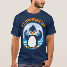 Zögerliche Pinguine erheben die Inseltarife T-Shirt