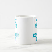 "Zögern Sie bitte.." Funny Passive aggressiv Kaffeetasse (Mittel)