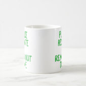 "Zögern Sie bitte.." Funny Passive aggressiv Kaffeetasse (Mittel)