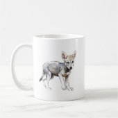 Zögernarabischer Wolf-Welpe 2009 Kaffeetasse (Links)