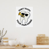 Zögert eure eigenen Horn-Funny-Zahnstocher nicht a Poster (Küche)
