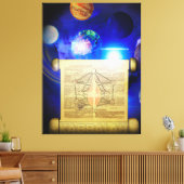 Zohar Kabbalah Leinwand (Insitu (Wohnzimmer))