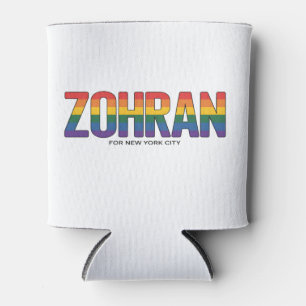 Zohran Bürgermeister von NYC LGBTQ USA Demokrat Dosenkühler